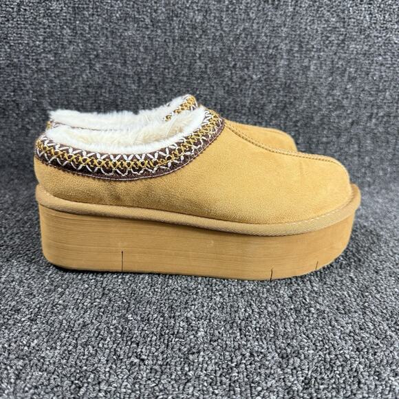 Rock And Candy By Zigi Tan Brown Slip On Platform Clog Size 7.5 - Picture 1 of 7